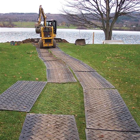 mini excavator mats|ground protection mats for equipment.